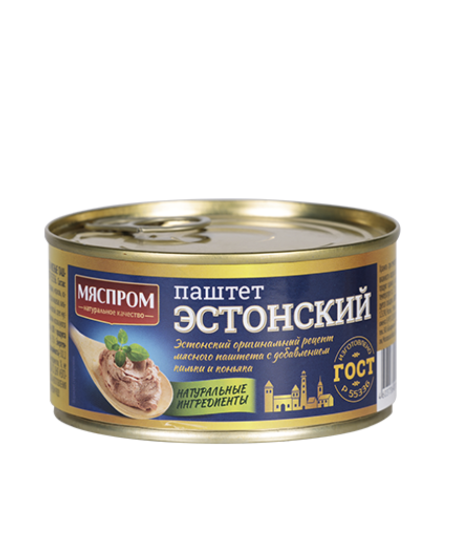 Паштет Эстонский- Мяспром - Энциклопедия мяса Wikimeat