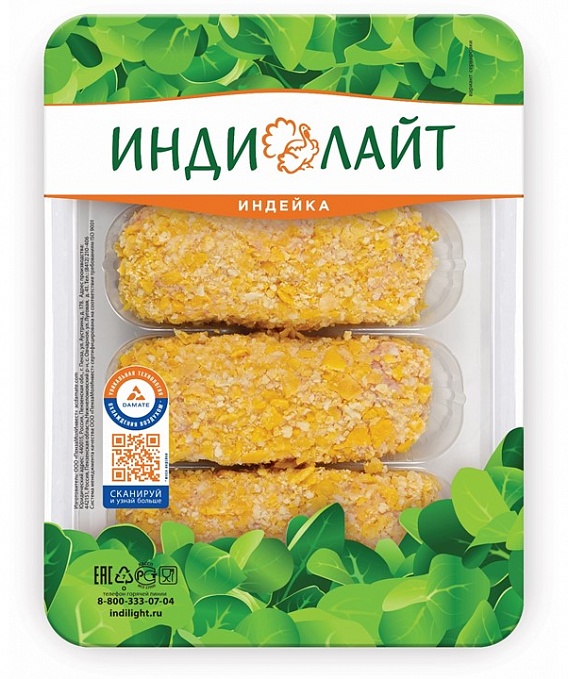 Шницель из индейки в красном маринаде