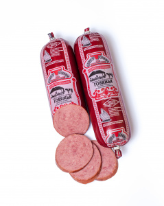 Колбаса варёно-копченая Говяжья (Сургутский мясокомбинат).jpg