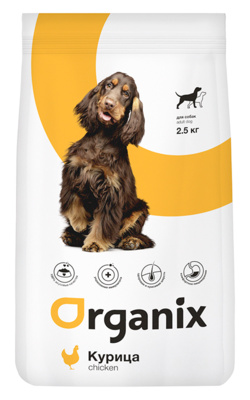 Для собак, с курицей и рисом, Adult Dog Chicken (Organix).jpg