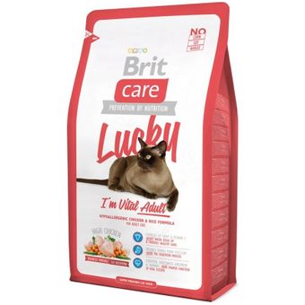 Care Cat Lucky Im Vital Adult корм для взрослых кошек, с курицей и рисом (Brit).jpg