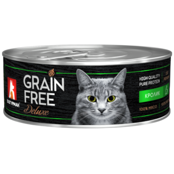 GRAIN FREE Deluxe Кролик для кошек (Зоогурман).png