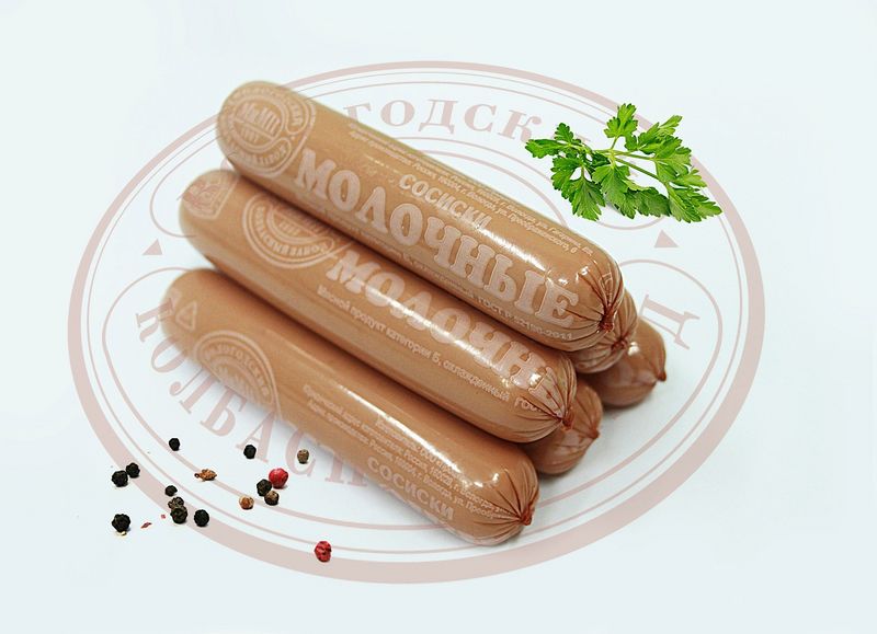 Файл:Сосиски Молочные ГОСТ (МиМП).jpg