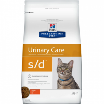Prescription Diet Urinary Care сухой корм для кошек, лечение МКБ, с курицей (Hills).webp