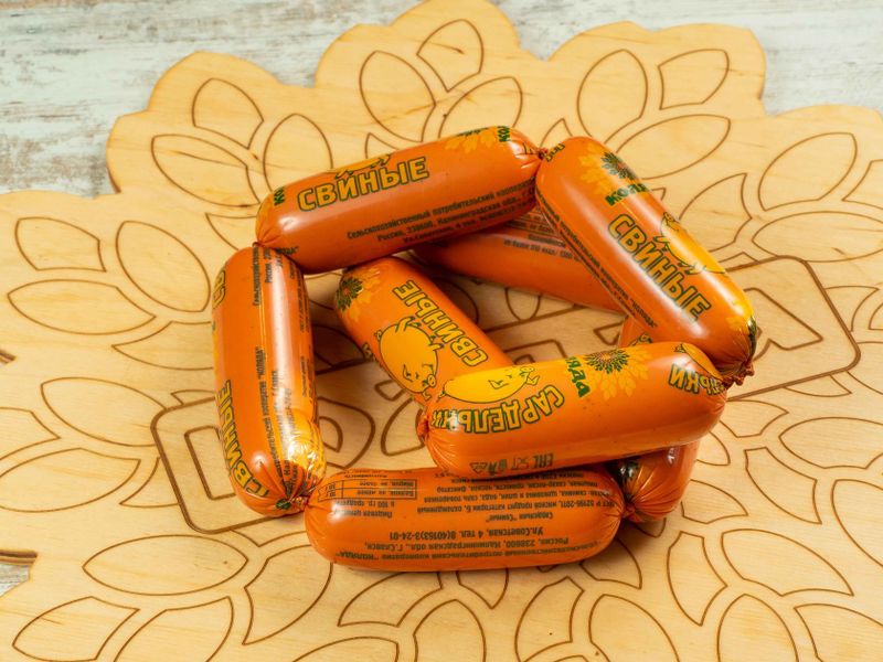 Файл:Сардельки Свиные ГОСТ (КОЛЯДА).jpg