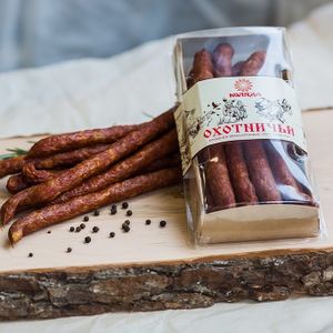 Колбаса полукопченая Охотничьи колбаски ГОСТ (КОЛЯДА).jpg