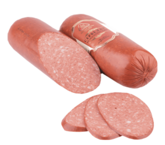 Полукопченая колбаса Сервелат Мелкозернистый (СМП Традиция).png