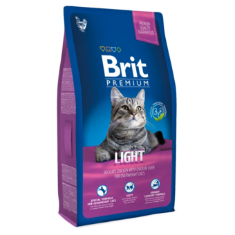 Premium Cat Light курица и печень для кошек, склонных к излишнему весу (Brit).webp