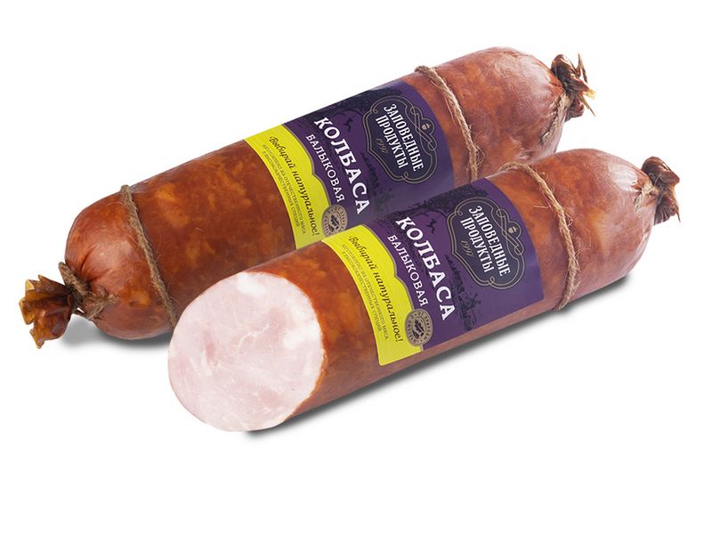 Файл:Варено-копченая колбаса Балыковая (Заповедные продукты).jpg