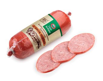 Колбаса варено-копченая Деревенская с мясом индейки (Село Зеленое).jpg