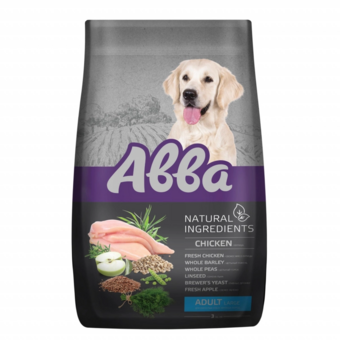 Natural Ingredients корм для взрослых собак крупных пород с курицей (ABBA).webp
