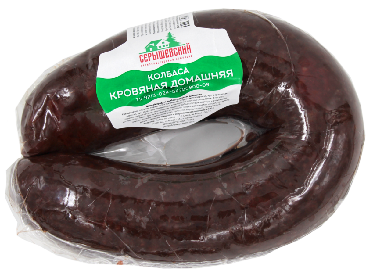 Колбаса Кровяная Домашняя- Серышевский - Энциклопедия мяса Wikimeat