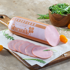 Колбаса Докторская ГОСТ вареная в белковой оболочке (МЯСНОВЪ).png