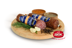 Колбаса сырокопченая Сервелат Зернистый (МК ДЮК).webp