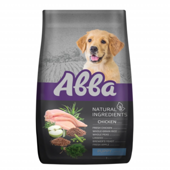Natural Ingredients корм для щенков крупных пород с курицей (ABBA).webp