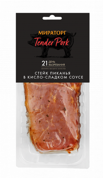 Стейк Пиканья в кисло-сладком соусе Tender Pork (Мираторг).png