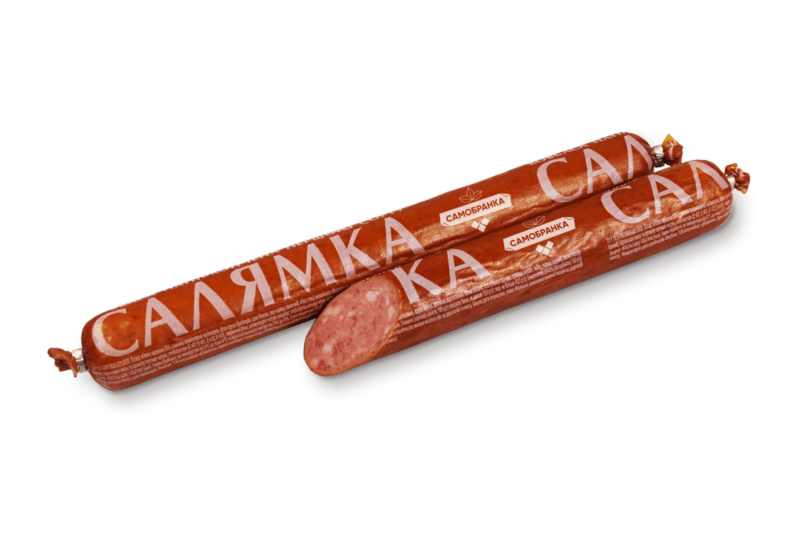 Файл:Колбаса полукопченая Салямка (Самобранка).png