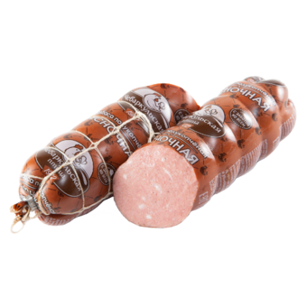 Колбаса полукопчёная Чесночная куриная (Чебаркульская птица).png