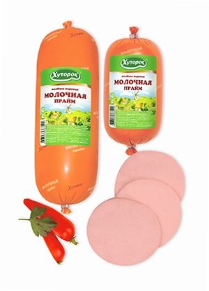 Колбаса вареная Молочная Прайм (ТМ Хуторок).jpg