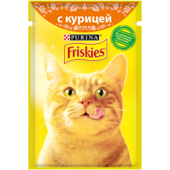 С курицей в подливе для взрослых кошек (Frieskies).png