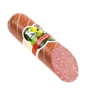 Варено-копченая колбаса Варшавская (Крымский деликатес).jpg