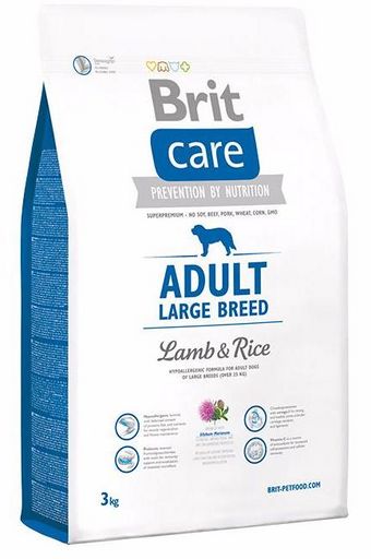 Care Adult Large Breed для взрослых собак крупных пород, ягненок с рисом (Brit).jpg