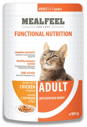 Functional Nutrition Adult с кусочками курицы в соусе (MEALFEEL).webp
