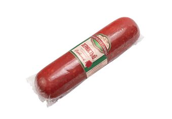 Варено-копченая колбаса Сервелат Зернистый (Чебоксарский мясокомбинат).jpg