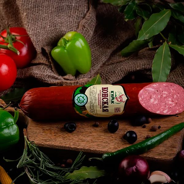 Файл:Колбаса Конская (Кизляр Урицкий мясокомбинат).jpg