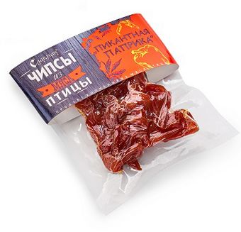 Чипсы из мяса птицы Пикантная паприка (Славная марка).jpg