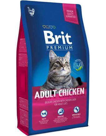 Premium Cat Adult корм для взрослых кошек, с курицей и печенью (Brit).jpg