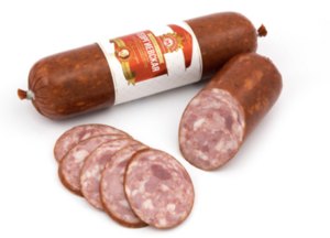 Колбаса Салями Георгиевская варено-копченая (Гродненский мясокомбинат).png