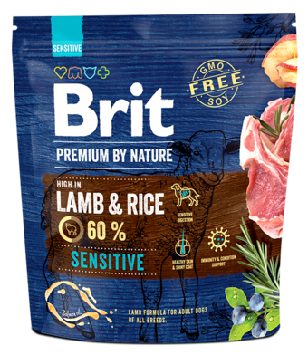 Premium By Nature Sensitive Lamb для собак с чувствительным пищеварением (Brit).webp