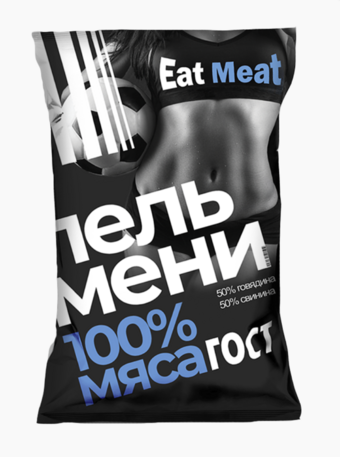 100 процентов мяса Пельмени (Фабрика Уральские пельмени).png