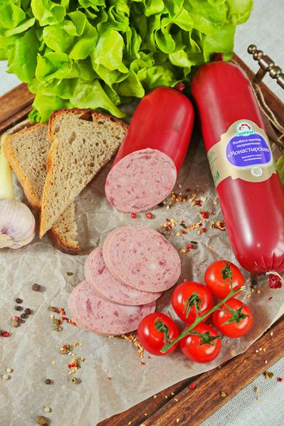 Файл:Колбаса Монастырская полукопченая (Миркур).jpg