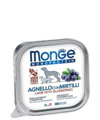 Dog Monoprotein Fruits паштет из ягненка с черникой (Monge).png