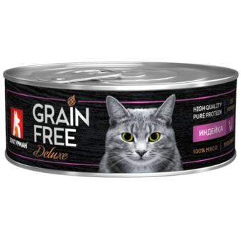 GRAIN FREE Deluxe Индейка для кошек (Зоогурман).png