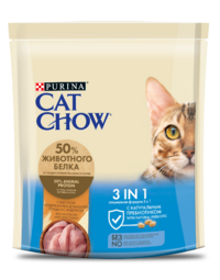 3 в 1 для взрослых кошек с индейкой (Cat Chow).png
