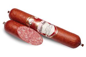 Колбаса варено-копченая салями Сервелат ореховый бессортовая (Ошмянский мясокомбинат).jpg