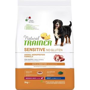 Sensitive No Gluten Medium and Maxi Adult Dog Duck and Whole Cereals (Natural TRAINER).jpg
