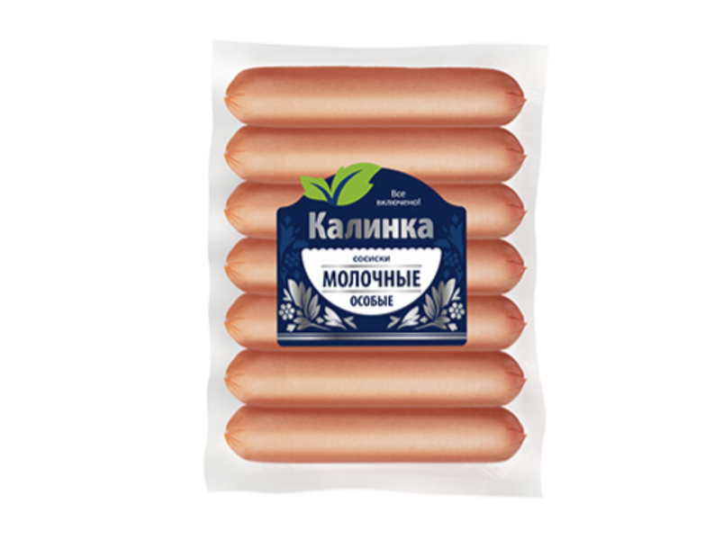 Файл:Сосиски Молочные особые (Калинка).png