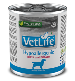 Vet Life Hypoallergenic с уткой и картофелем (Farmina).webp