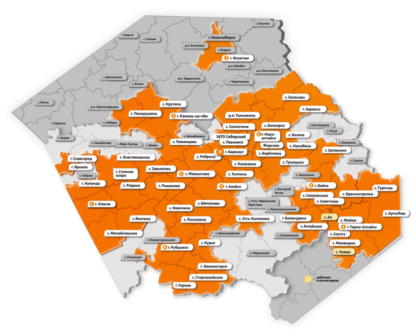 География Алейского МК