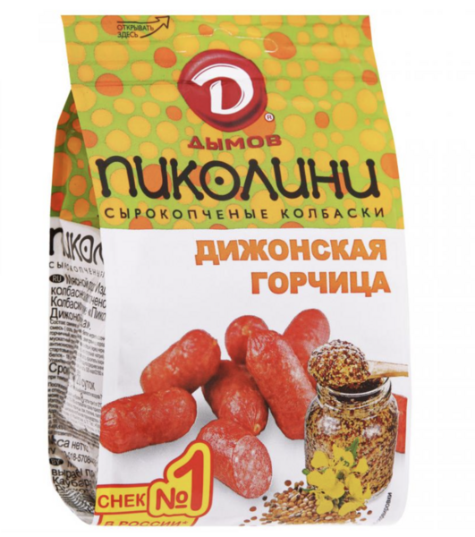 Файл:Колбаски Пиколини Дижонская горчица (Дымов).png