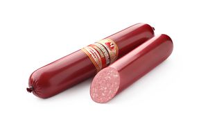 Варено-копченая колбаса Сервелат Праздничный (Чебоксарский мясокомбинат).jpg
