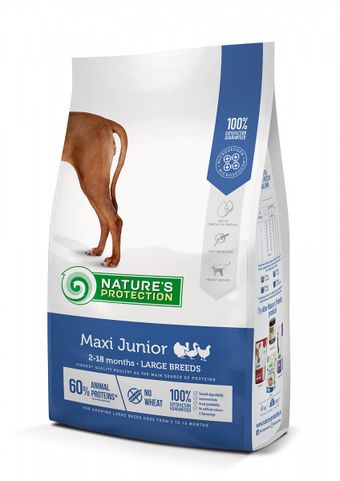 Maxi Junior мясо птицы (Natures Protection).jpg