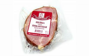 Шейка свиная Пикантная, варено-копченая (Добромир).jpg