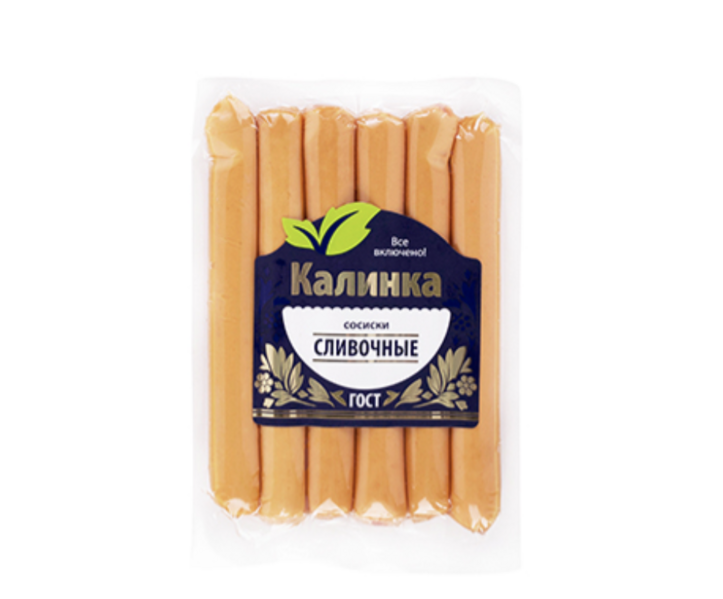 Файл:Сосиски Сливочные ГОСТ (Калинка).png
