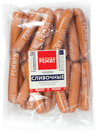 Сосиски Сливочные (целлофан) газомодифицированная среда (Ремит).png