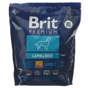 Premium корм для собак всех пород, с ягненком и рисом (Brit).webp